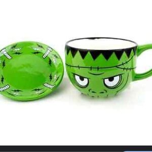 Frankenstein mug and saucer